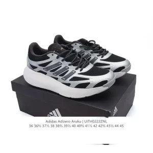 Adidas Adizero Aruku Men's Women's Lifestyle Shoes White Cushioned Thick Sole