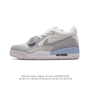 Jordan Legacy 312 Low Men's Basketball Shoes Black White Sneakers
