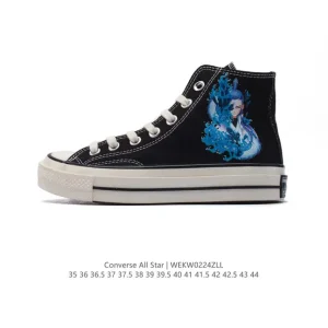 Converse All Star Nezha Bing 2025 High Top Vintage Star Canvas Shoes