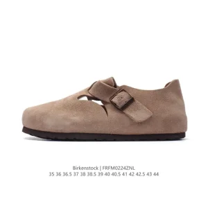 Birkenstock Boston Vl Suede Velvet Cork Sole Shoes for Men and Women