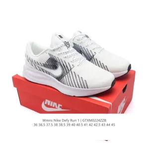 Nike Defy Run 1 Training Shoes for Men and Women Breathable Cushioning