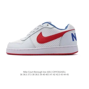 Nike Court Borough Low Unisex Casual Sneakers with Leather Upper