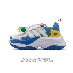 Adidas Maxxwavy Kids Running Shoes Comfortable Lightweight Cushioned Training