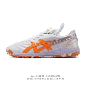 ASICS Ds Light C3 Ff Tf Kangaroo Leather AG Soccer Cleats Men Fashion Retro Sports Shoes