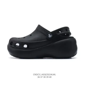 Women's Crocs Classic Platform Sandals Thick Sole for Height