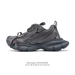 Balenciaga 3XL Sneaker Low Top Vintage Mesh Running Shoes with Reflective Details