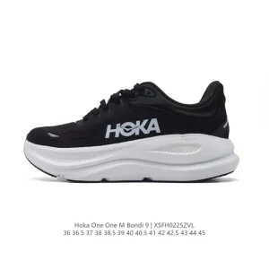 Hoka Bondi 9 Men's and Women's Running Shoes Lightweight Cushioned Durable Low-Top
