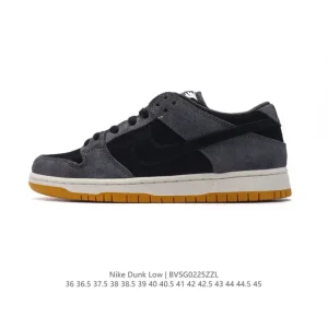Nike Dunk Low Retro Court Basketball Skateboarding Shoes Vintage Leather