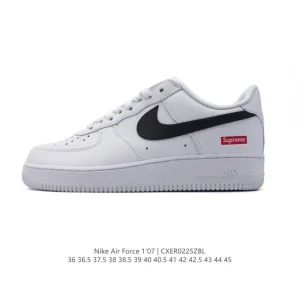 Nike Air Force 1 Low 2025 White Platform Unisex Sneakers