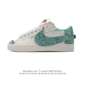 Nike Blazer Low '77 Jumbo Retro Sneaker with Oversized Swoosh