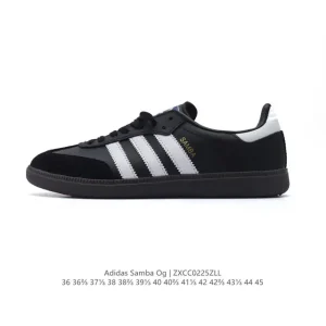Adidas Samba Og Classic Leather Sneakers T-Toe Shoes