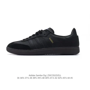 Adidas Samba OG Classic T-Toe Leather Sneakers for Men and Women