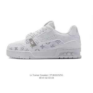 Louis Vuitton Trainer Low Men's Fashion Thick Sole Sneaker