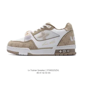 Louis Vuitton Trainer Sneaker Low Men's Fashion Luxury Casual Shoes