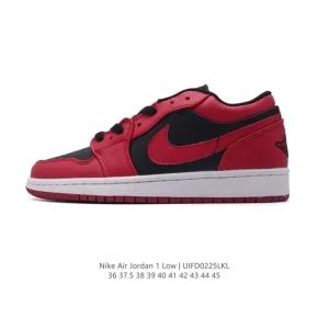 Jordan AJ1 Low Retro Classic Leather Basketball Shoes with Air Cushion