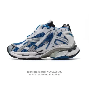 Balenciaga Runner Grey Black Blue Red Low Top Retro Sneakers