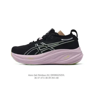 ASICS Gel Nimbus 26 Women Running Shoes 2024 Thick Sole Comfort