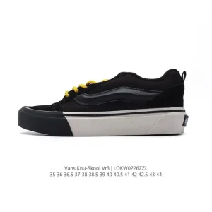 Vans Knu Skool VR3 LX Bread Shoe Canvas Vintage Wide Logo