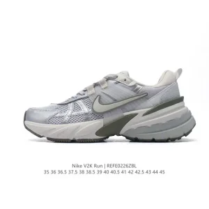 Nike V2K Run Retro Running Shoes Vintage Low Top Sneakers