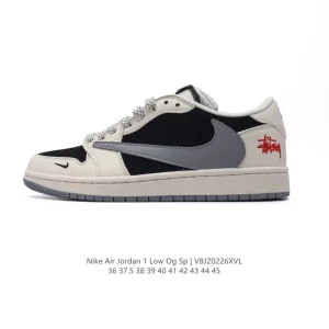 Jordan Military Blue Low Reverse Swoosh Retro Basketball Shoes