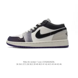 Jordan Air AJ1 Low Retro Classic Leather Basketball Sneakers