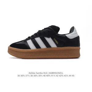 Adidas Samba XLG Platform Chunky Sole Retro Vintage Leather Sneakers
