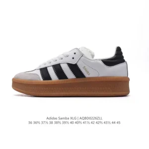 Adidas Samba XLG Platform Retro Vintage Gum Sole Sneakers