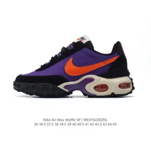 Nike Air Max Waffle SP Action Green Running Shoes Fv6946-301