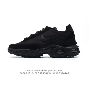 Nike Air Max Waffle SP Action Green Running Shoes Fv6946-301