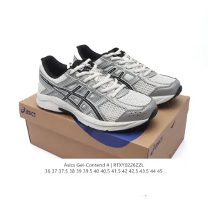 ASICS Gel-Contend 4 Men's Women's Cushioning Breathable Running Shoes