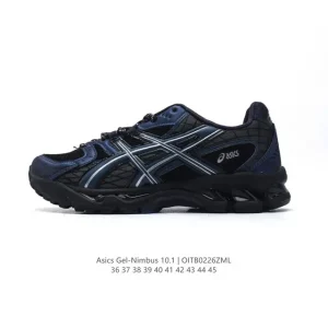 ASICS Gel-Nimbus 10.1 Min-Nano Retro Running Shoes with Thick Sole and 3M Reflective