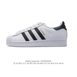 Adidas Superstar 82 Classic Leather Shell Toe Sneakers for Men and Women