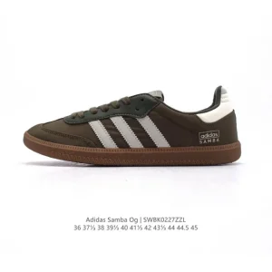 Adidas Samba Og Classic Sneakers White T-Toe Shoes for Men and Women