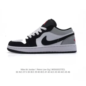 Air Jordan 1 Low Retro HF3188 Classic Leather Basketball Shoes