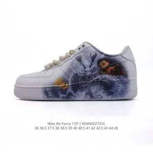 Nike Air Force 1 Low Nezha 2025 White Themed Casual Sneakers