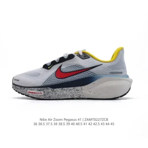 Nike Pegasus 41 Running Shoes with ReactX Foam and Dual Air Zoom Units