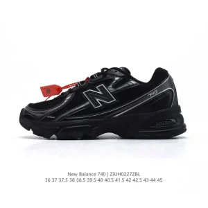 New Balance Mr740 Vintage Grey Blue Retro Dad Sneakers for Men and Women