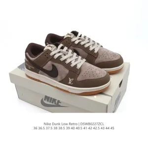 Nike Dunk Low Retro Vintage Basketball Sneakers for Men and Women