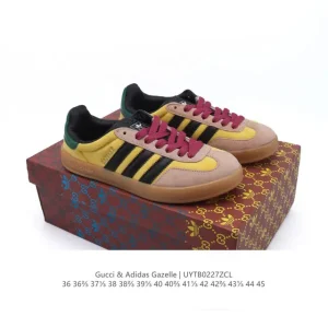Adidas Originals X Gucci Gazelle Retro Unisex Sneakers