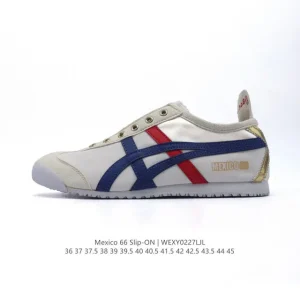 ASICS Onitsuka Tiger Mexico 66 Slip On Vintage Comfort Sneakers