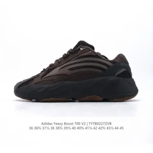 Adidas Yeezy 700 V2 3M Reflective Grey Mesh Running Shoes