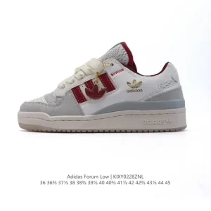 Adidas Originals Forum Low Retro Leather Sneakers for Men and Women