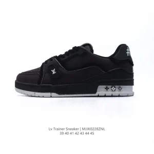 Louis Vuitton Trainer Sneaker Low Men Fashion Luxury Leather Shoes