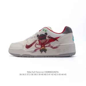 Nike Full Force Low Retro Basketball Sneakers 2025 Leather White