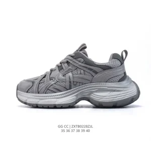 Golden Goose Dad-Star Luxury Women's Leather Mesh Sneakers Platform Shoes