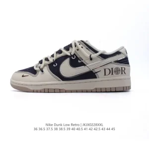 Nike Dunk Low Retro Snake Year Limited Edition Diors Collaborative Bandage Shoes