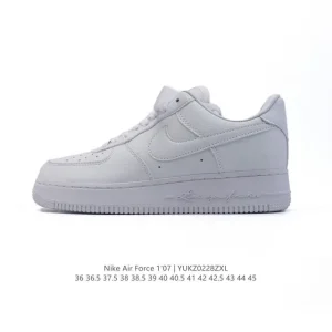 Nike Air Force 1 Low 2025 White Leather Casual Sneakers for Men and Women