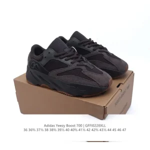 Adidas Yeezy Boost 700 Vintage 3M Mesh Leather Running Shoes