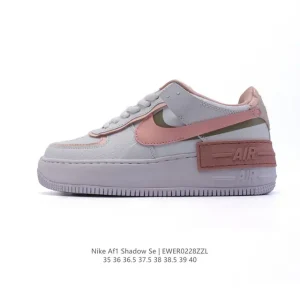 Nike Air Force 1 Shadow Low Top Chunky Platform Sneakers for Women