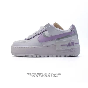 Nike Air Force 1 Shadow Low Top Sneakers for Women with Chunky Sole